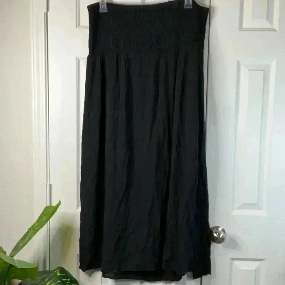 Wild Fable Women's Smocked High Slit Convertible Cover Up Dress 1X - Picture 8 of 12